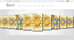 Desktop Screenshot of ecapsgold.com